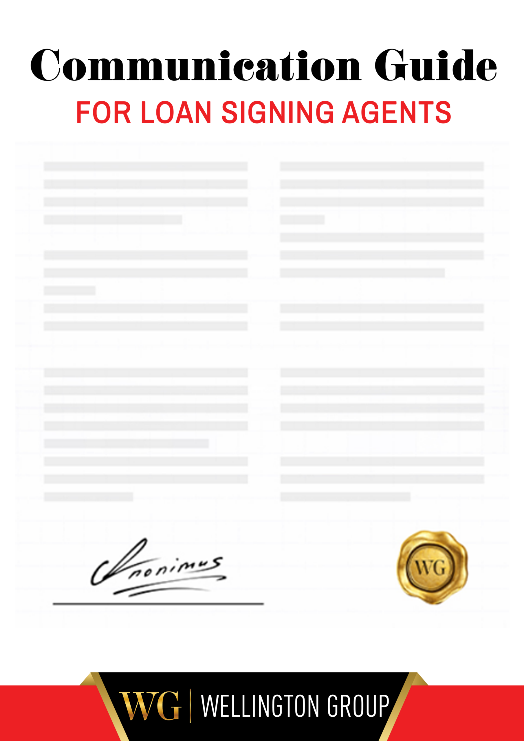 Communication Guide for Loan Signing Agents